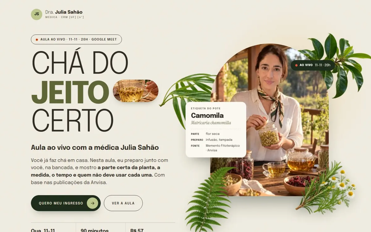 Chá do Jeito Certo